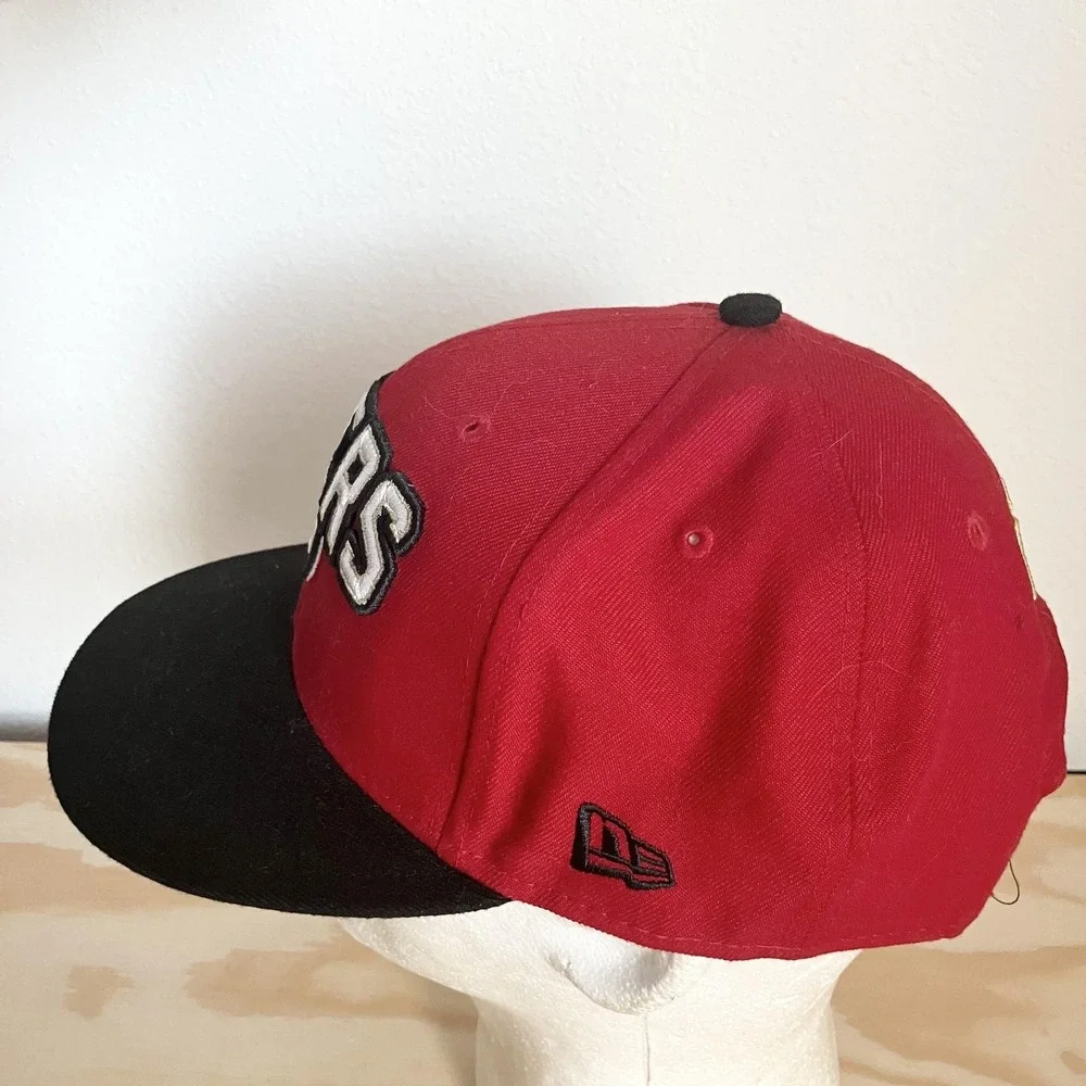 San Francisco 49ers Hat Cap Snap Back Mens One Size‎ Red NFL Football New Era
